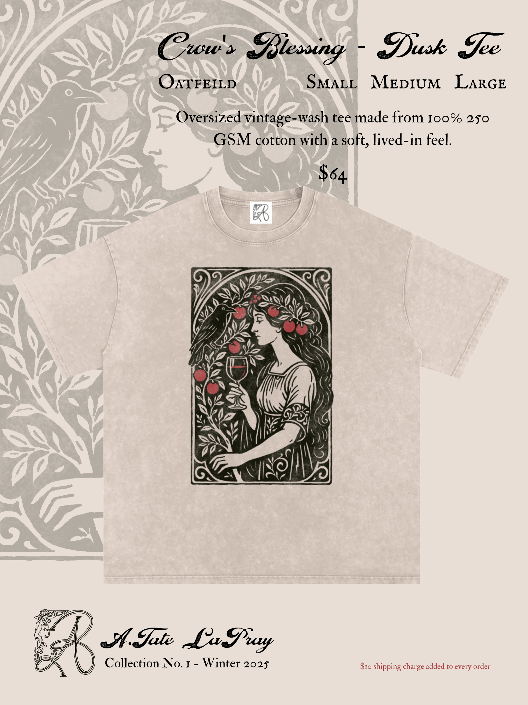 Crow's Blessing - Dusk Tee