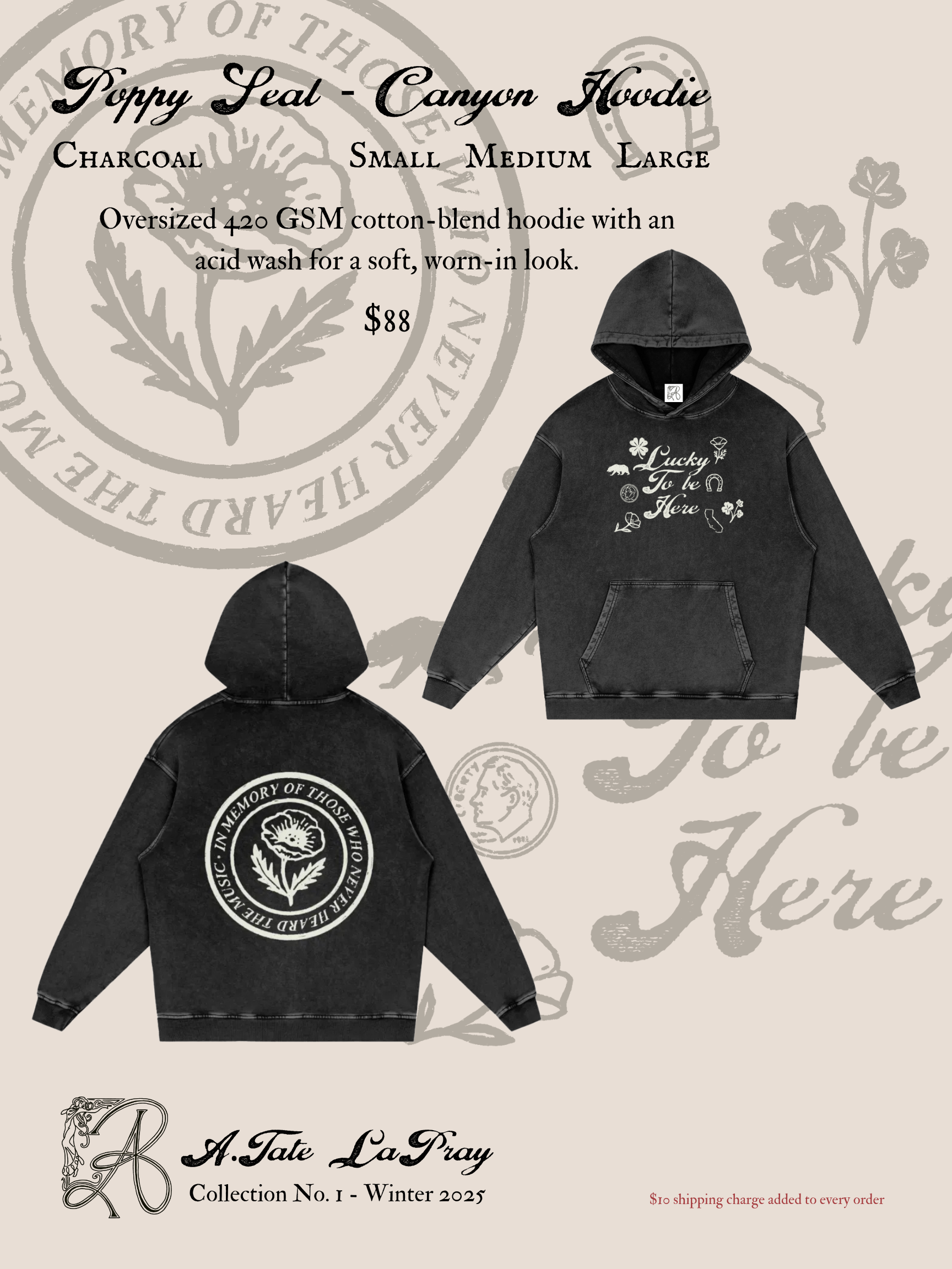 Poppy Seal - Canyon Hoodie